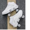 TAILORIA Four-Wheel 2-in-1 Roller Skate Shoes Unisex Roller Skates & Sneakers Detachable Skate Shoes Kids Sneakers with Wheels Skating view 4