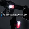 Mudder Running Lights for Runners Rechargeable LED Safety Lamps USB Rechargeable Clip on Strobe Bicycle Tail Lamps with 5 Modes Flashing Bike Lights for Night Riding Walking Hiking Pet Dog(12 Pieces) view 2