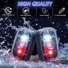 Mudder Running Lights for Runners Rechargeable LED Safety Lamps USB Rechargeable Clip on Strobe Bicycle Tail Lamps with 5 Modes Flashing Bike Lights for Night Riding Walking Hiking Pet Dog(12 Pieces) view 4