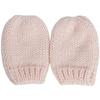 ZJXC Baby Hat Glove Set Soft Newborn Mittens Baby Girl Boys Knitted Toddler Cap Infant Winter Mitten Sets (Pink,3-6 Months) view 3