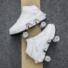 TAILORIA Four-Wheel 2-in-1 Roller Skate Shoes Unisex Kids Sneakers with Wheels Skating Roller Skates view 4
