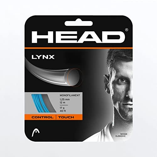 HEAD Lynx Blue Monofilament Tennis String, 17g / 1.25mm (8 Sets)