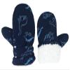 Slivery Color Toddler Mittens Kids Winter Warm Gloves Lined Fleece Gloves Waterproof Snow Baby Mitten for Boys Navy Dinosaur 2-4T view 1