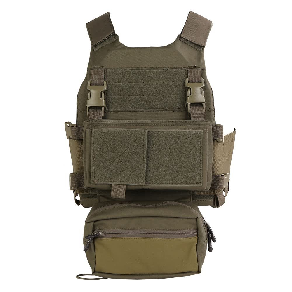 EMERSONGEAR SS Style Multifunctional Tac Vest Set,Adjustable Lightweight Mil PC Vest Suitable for Beginners