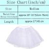 WOWBRIDAL Girl 3 Layers Hoopless Petticoat Crinoline Underskirt for Kids (Medium, White) view 4