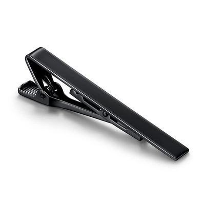 1-3 Pcs Tie Clips for Men Tie Bar Clip Set for Regular Ties Necktie Suitable for Wedding Business Tie Pin Clips-black long