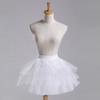 WOWBRIDAL Kids White Mini 3 Layers Wedding Flower Girl Petticoat/Underskirt/Crinoline Slips (Medium, White) view 2