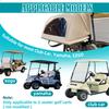 CartClan Universal Rear Bag Rain Cover, Golf Cart Foldable Rear Golf Cart Rain Cover Suitable for Most 2 Seater Club Car/EZGO/Yamaha Golf Carts - Black view 3