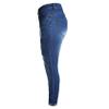 Kaxiya2021 Men's Ripped Skinny Jeans Stretch Slim Fit Moto Biker Denim Pants Distressed Tapered Leg Holes Long Jean Trousers (X-Large,Navy Blue) view 2