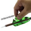 HANDBAIGE 28/29/30/31Inch Pure Carbon Arrow Archery Real Turkey Feather Practise Competition Hunting Spine 400/500 for Recurve Long Traditional Bow and Compound Bow (Pack of 6) (30 Inch,Spine 500) view 4