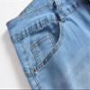 Kaxiya2021 Men's Ripped Skinny Jeans Stretch Slim Fit Moto Biker Denim Pants Distressed Tapered Leg Holes Long Jean Trousers (X-Large,Light Blue) view 4