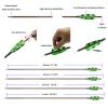 HANDBAIGE 28/29/30/31Inch Pure Carbon Arrow Archery Real Turkey Feather Practise Competition Hunting Spine 400/500 for Recurve Long Traditional Bow and Compound Bow (Pack of 6) (29 Inch,Spine 400) view 2
