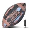 Street Legends Youth Football, Graffiti Printed Composite Leather Size 8 Football- Includes Pump, Made for Training, Practicing, & Recreational Play (Brown) view 1