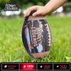 Street Legends Youth Football, Graffiti Printed Composite Leather Size 8 Football- Includes Pump, Made for Training, Practicing, & Recreational Play (Brown) view 2