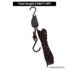 DAJAVE 4 Pack Kayak Rope Tie Downs Ratchet Straps, 1/4" x 11.8ft Kayak Ratchet Tie Downs Canoe Bow and Stern Tie Down Straps, Heavy Duty Adjustable Rope Clip Tie Down Kayak and Canoe Accessories view 2