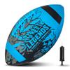 Street Legends Youth Football, Graffiti Printed Composite Leather Size 8 Football- Includes Pump, Made for Training, Practicing, & Recreational Play (Blue) view 1