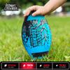 Street Legends Youth Football, Graffiti Printed Composite Leather Size 8 Football- Includes Pump, Made for Training, Practicing, & Recreational Play (Blue) view 2