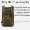 DTKJ 40L Military Tactical Backpack with Molle System for Outdoor Hiking Camping Trekking Hunting view 4
