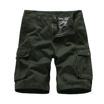 Mens Relaxed Fit Cargo Shorts Summer Tactical Short Pants Multi Pockets Casual Outdoor Twill Half Trousers (36,ArmyGreen)
