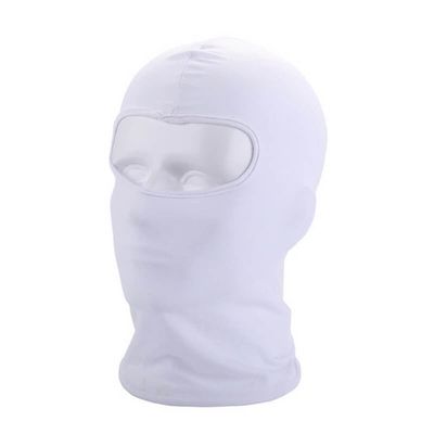 Bluelanss Balaclava Ski Facemask, Motorcycle Cycling Neck Warmer for Helmet, Windproof UV Protector Scarf Ski Masks for Men/Women Balaclava Hat Helmet Liner Balaclava Full Facemask White, One Size
