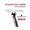 Bibike Dropper Post 27.2/30.4/30.9/31.6/33.9mm x 440mm Length 125mm Travel Remote External Cable view 4
