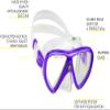 Cressi Tonga Pro Dry Set, Purple, S/M view 2