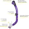 Cressi Tonga Pro Dry Set, Purple, S/M view 3