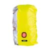 ABUS Rain Cover for Backpacks - Lumino X-Urban Cover with Integrated USB Rear Light - Waterproof & Visible Backpack Cover - Yellow/Silver view 1
