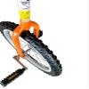 Unifly 24" Beginner Training Unicycle - [A] Frame, Tubular Oval Steel, Complete Set, Aluminum Wheels (Orange) view 4