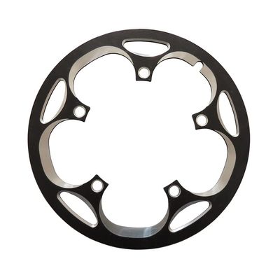 MYEEI Bike Chain Protector 130 BCD 44T 46T 48T 50T 52T 53T 56T 58T 60T Wheel Guard Protect Chainring Cover Aluminum Alloy (Color : 44T)