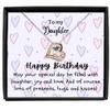 Necklace to Daughter, Love Pendant Necklace Birthday Gifts, Gifts from Mother Or Father - Love Dancing Necklace view 1