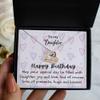 Necklace to Daughter, Love Pendant Necklace Birthday Gifts, Gifts from Mother Or Father - Love Dancing Necklace view 2
