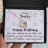 Necklace to Daughter, Love Pendant Necklace Birthday Gifts, Gifts from Mother Or Father - Love Dancing Necklace view 4