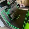APEX Golf Cart Mats Fits EZGO, RXV (2008  Present), 2Five (2009  Present), Western (Teak, Beige/Blue) view 3