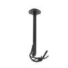 Skull Hooker Powder Coated Steel Adjustable Rotatable Ceiling Hooker & Mounting System for Space Saving, Black view 1