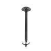 Skull Hooker Powder Coated Steel Adjustable Rotatable Ceiling Hooker & Mounting System for Space Saving, Black view 3