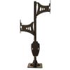 Skull Hooker Trophy Tree Pedestal Powder-Coated Steel Shoulder Mount - Perfect Kit for Hanging and Mounting Small to Medium Sized Heads, Robust Brown view 2