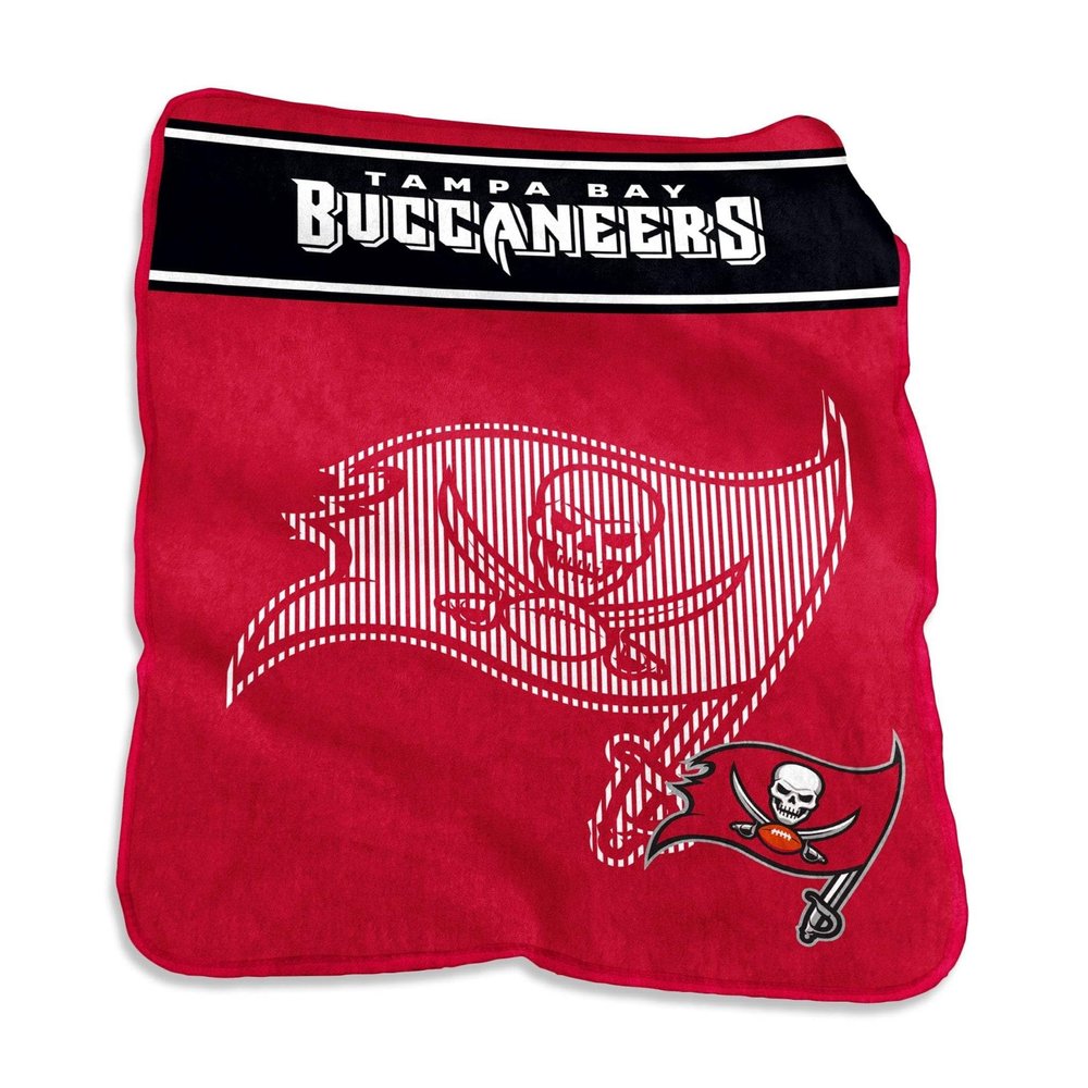 Logo Brands 630-26X: Tampa Bay Buccaneers 60x80 Raschel Throw