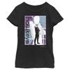 Marvel Hawkeye Abstract Poster Girls T-Shirt Black view 1