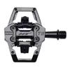 HT Components T2 Stealth Black Dual Sided Clipless Bike Pedals Pair 9/16" view 1