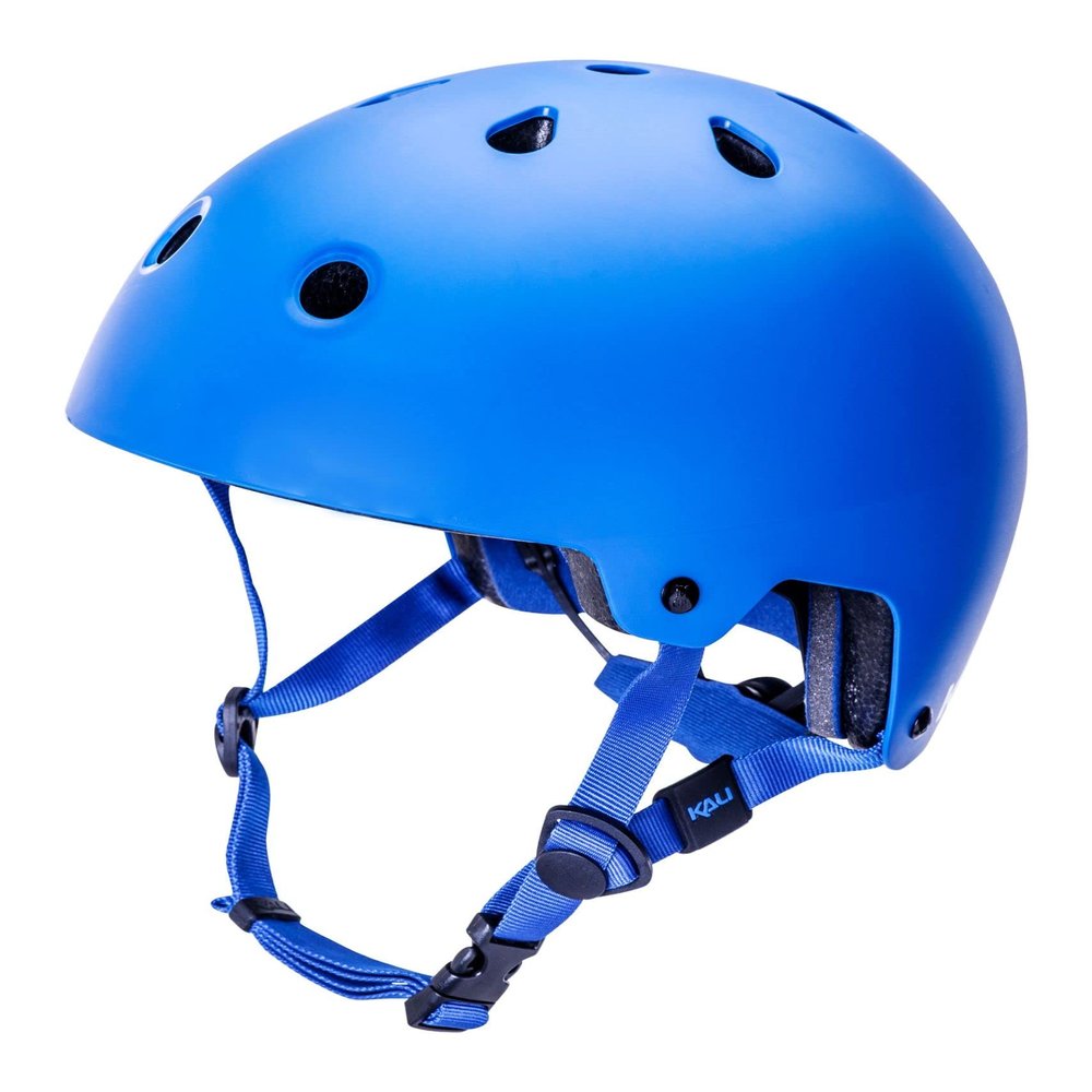 Kali Protectives Maha 2.0 BMX/Bucket Cycling Helmet - Solid Matte Blue Small/Medium
