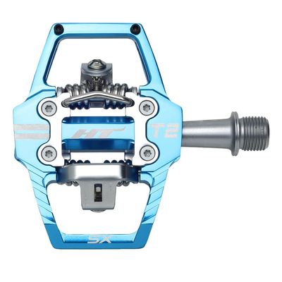 HT Components T2-SX Pedals - Dual Sided Clipless with Platform Aluminum