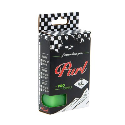 Purl PRO Ski & Snowboard Wax- Competition Wax - Race Wax (PRO Green/Cold: -10F to 15F)