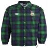 Umbro Men's Gordon Modern Plaid Jacket, Green Large view 1