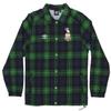 Umbro Men's Gordon Modern Plaid Jacket, Green Large view 2