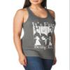 Disney womens It's Fun Being Bad Ideal Racerback Graphic Tank Top T Shirt, Charcoal, X-Small US view 2