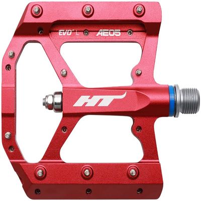 HT Components AE05(EVO+) Pedals - Platform Aluminum 9/16 Red