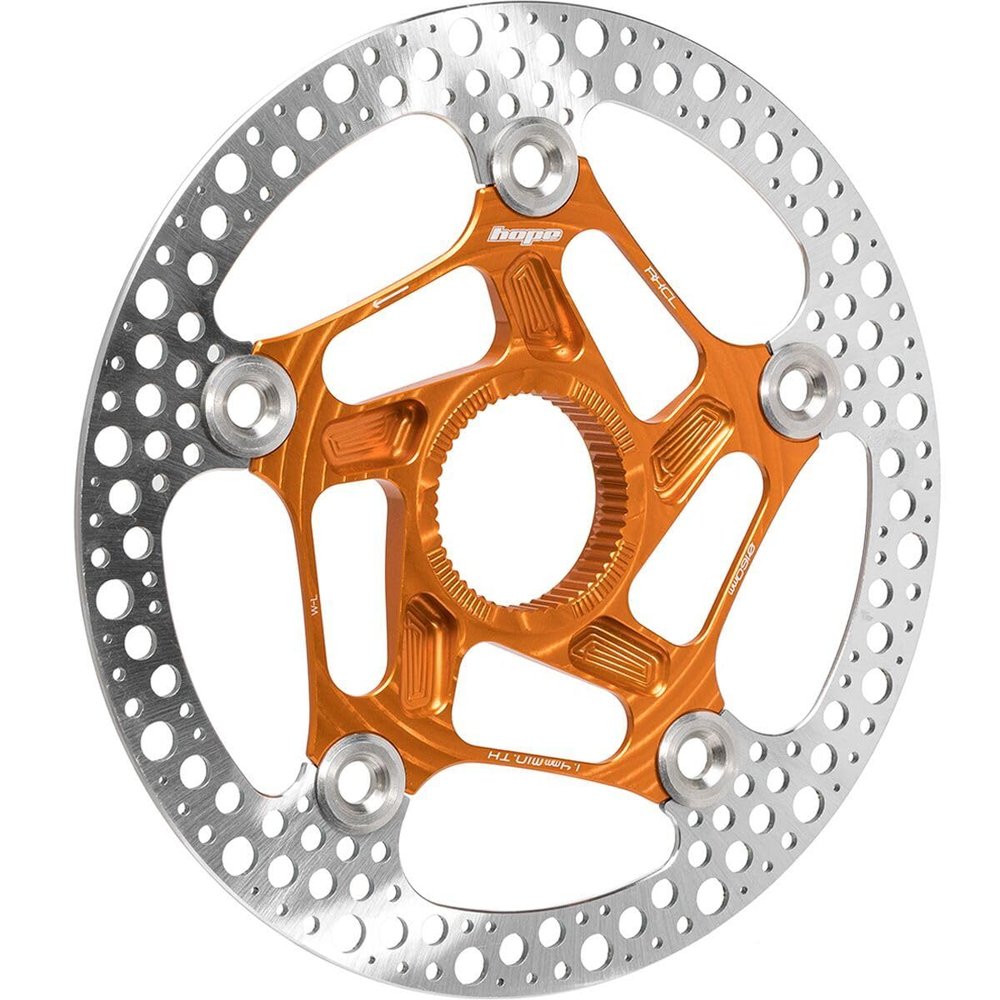 Hope Rx Center Lock Disc Rotor Orange, 140Mm