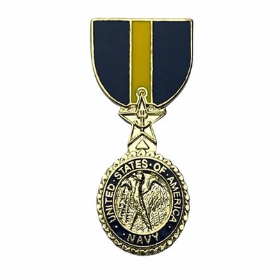 USN Navy Distinguished Service Veteran 1 inch Hat or Lapel Pin H15862DIS F6D22P