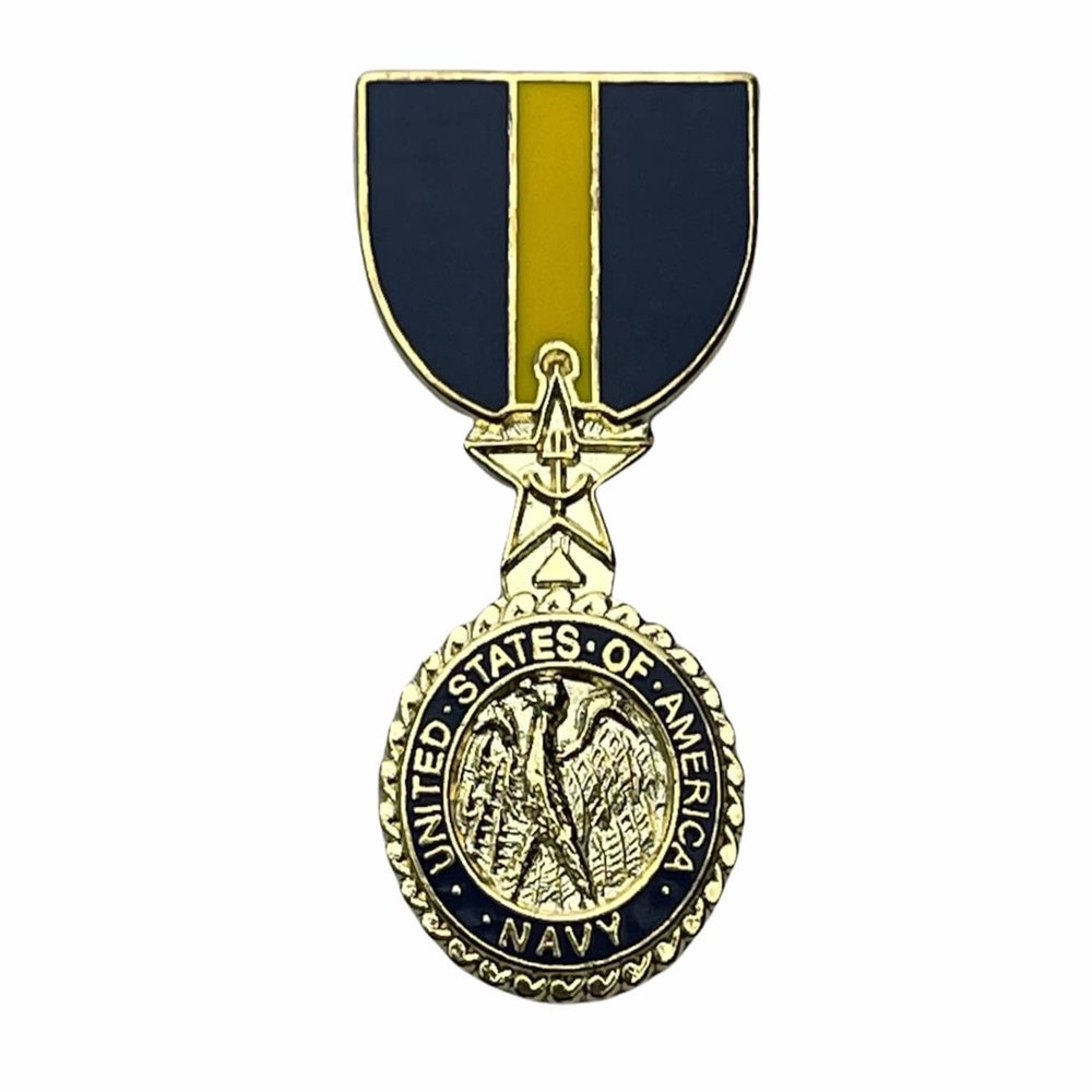 USN Navy Distinguished Service Veteran 1 inch Hat or Lapel Pin H15862DIS F6D22P